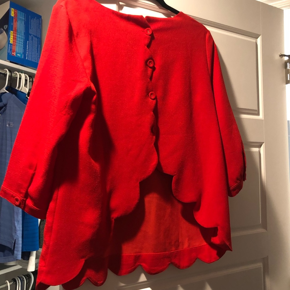 Button Back Blouse